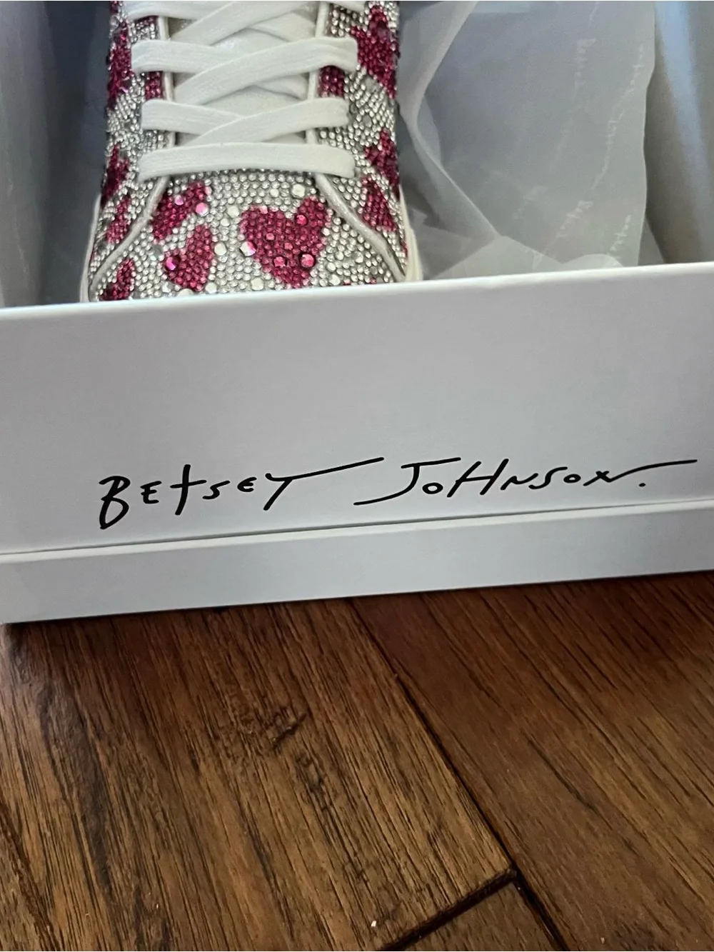 Betsey Johnson sparkling sneakers